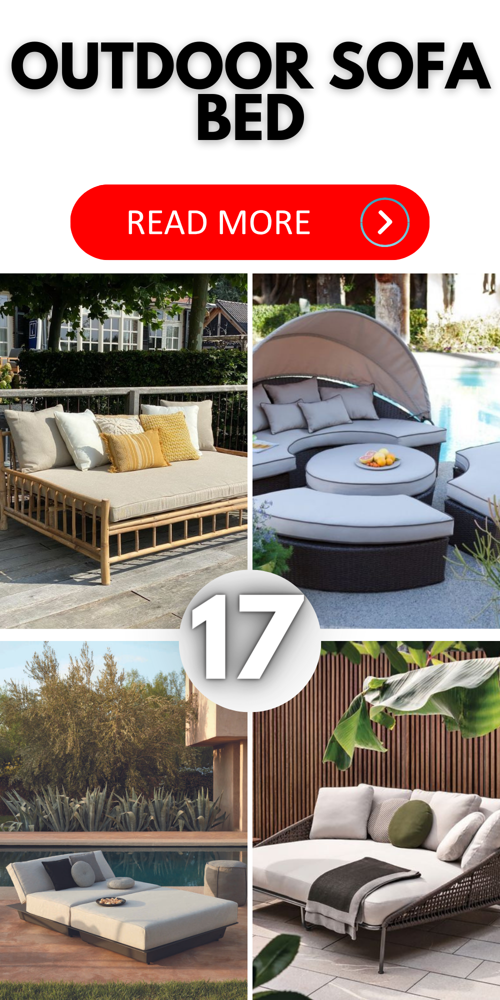 Chic Outdoor Sofa Beds - Transform Patios into Stylish Retreats