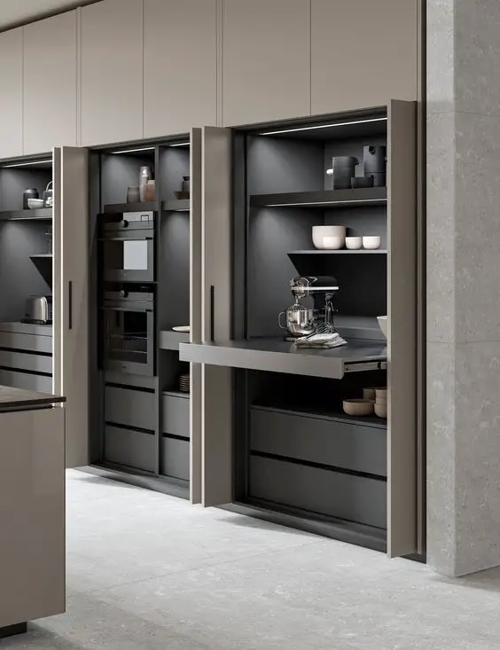 Chic Pantry Cabinet Designs for Trendy Home Organization