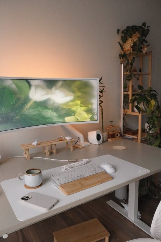 Elegant Minimalist Desk Ideas for Stylish Home Offices