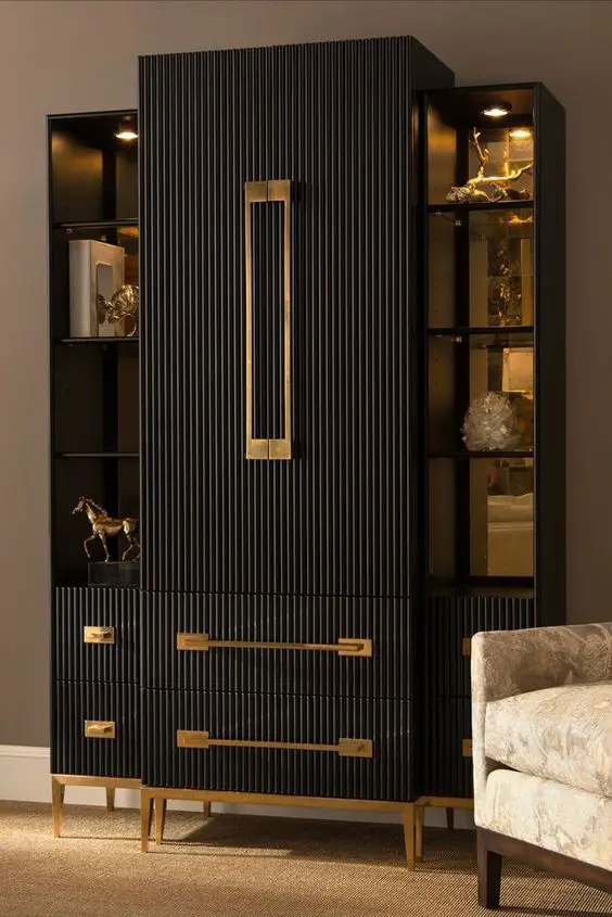 Chic Living Room Cabinets: Storage Meets Style