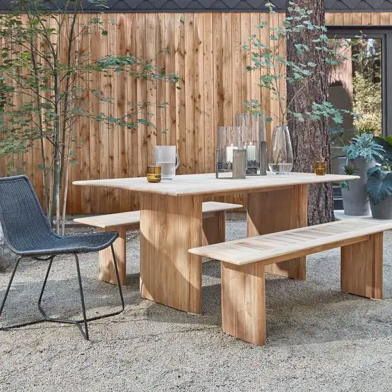 Stylish Wooden Outdoor Tables for Modern Gardens - Transform Your Space