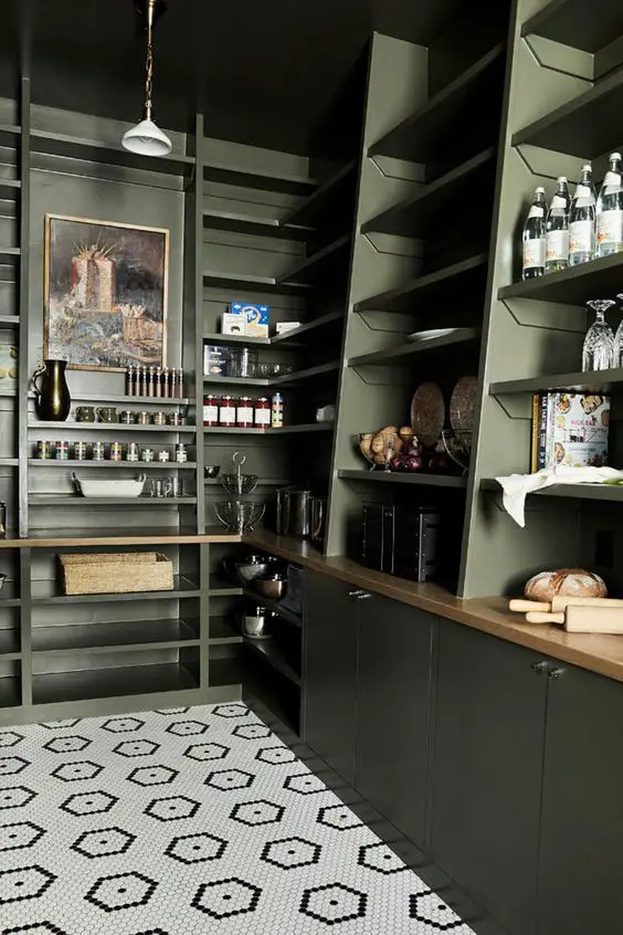Chic Pantry Cabinet Designs for Trendy Home Organization