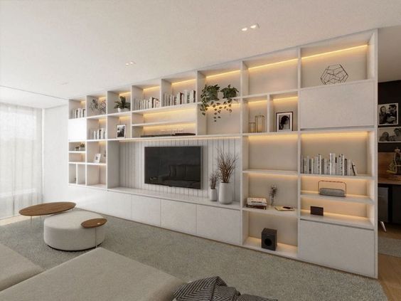 Chic Living Room Cabinets: Storage Meets Style