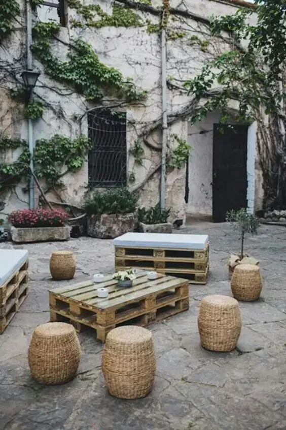 Transform Your Outdoors: Chic Pallet Chair Ideas for Patio and Garden - Eco-Friendly Elegance