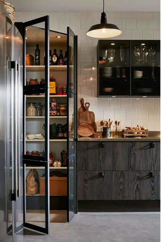 Chic Pantry Cabinet Designs for Trendy Home Organization
