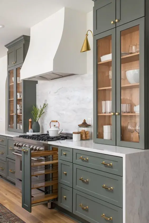 Embracing Elegance with Kitchen Display Cabinets