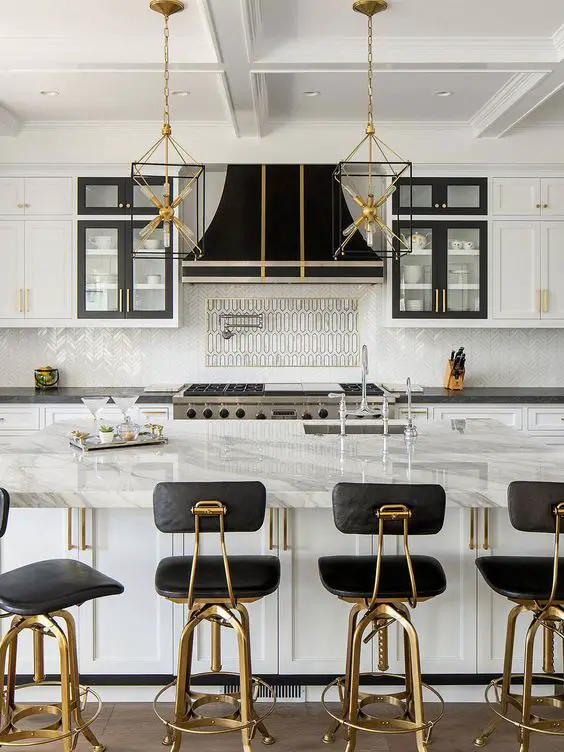 Luxurious Marble Kitchen Cabinets: Elegance & Style Redefined
