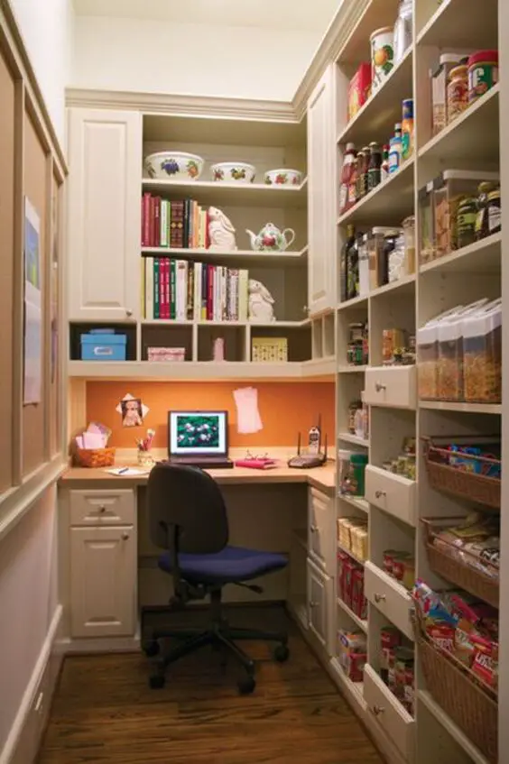 Transform Your Home with Elegant Pantry Desk Designs - Maximize Space & Style