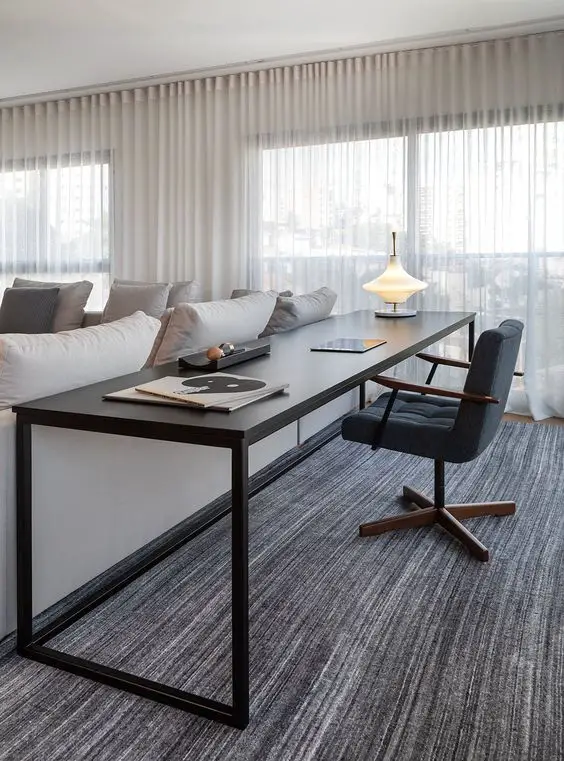 Chic Desks in Living Rooms: Layouts for Modern Homes & Apartments