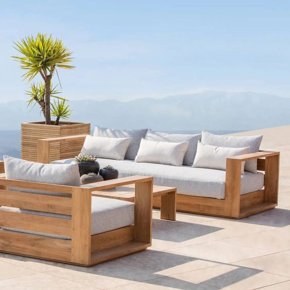 Chic Wood Outdoor Sofas: Transform Your Patio with Modern Design