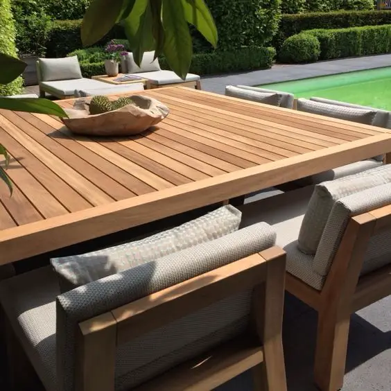 Stylish Wooden Outdoor Tables for Modern Gardens - Transform Your Space