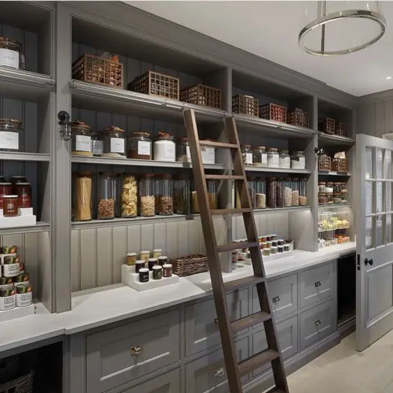 Chic Pantry Cabinet Designs for Trendy Home Organization