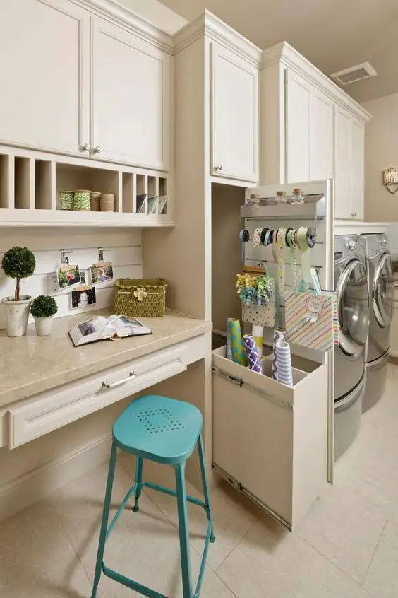 Chic Laundry Room Desk Ideas: Maximize Space with Style - Explore Now