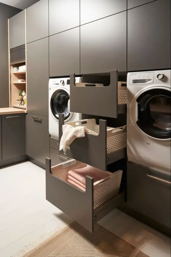 Elevate Your Home with Stylish Laundry Room Cabinet Ideas