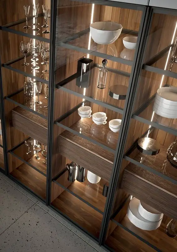 Embracing Elegance with Kitchen Display Cabinets