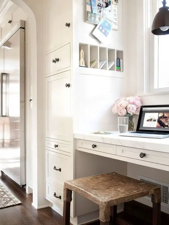 Transform Your Home with Elegant Pantry Desk Designs - Maximize Space & Style