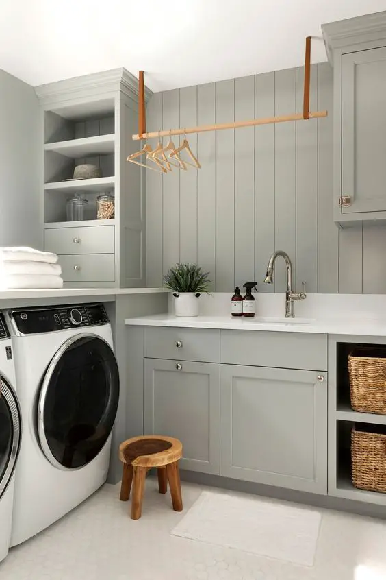Elevate Your Home with Stylish Laundry Room Cabinet Ideas