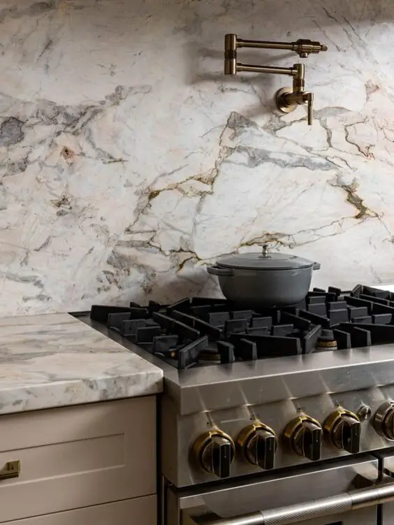 Luxurious Marble Kitchen Cabinets: Elegance & Style Redefined
