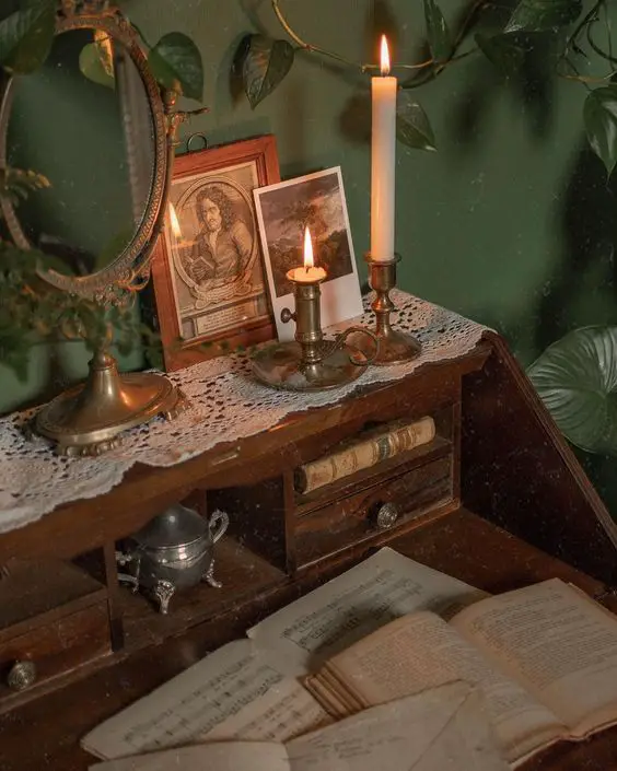 Enchant Your Workspace: Discover the Magic of Goblin Core Desks - Trendy Decor