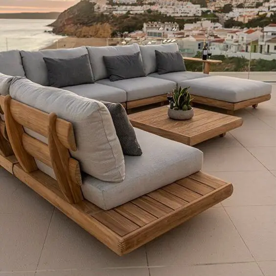 Chic Wood Outdoor Sofas: Transform Your Patio with Modern Design