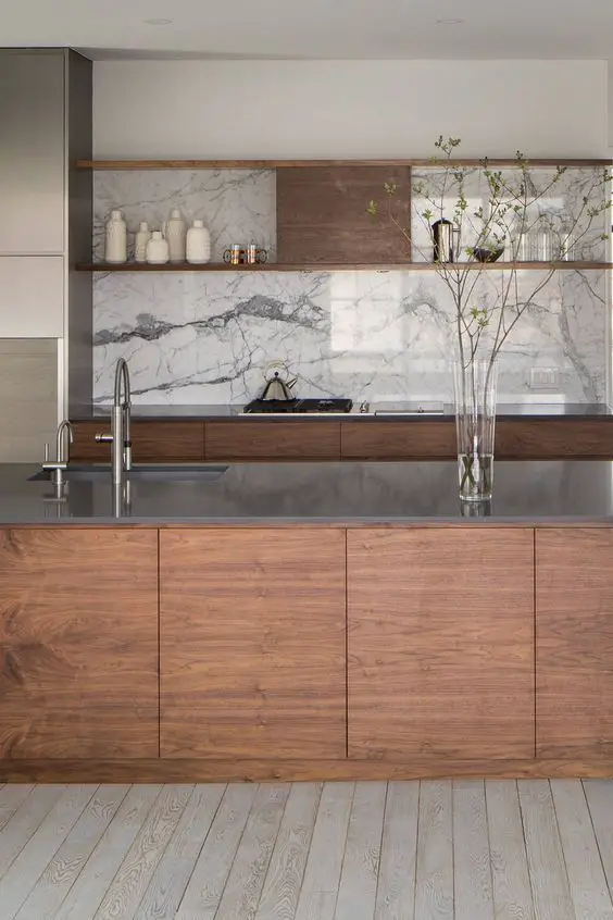 Modern Cabinets Kitchen: Chic Organizing & Colorful Design Ideas