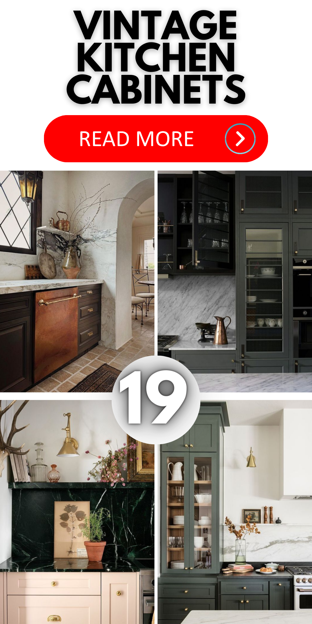 Vintage Kitchen Cabinet Designs: Timeless Elegance Meets Modern Chic