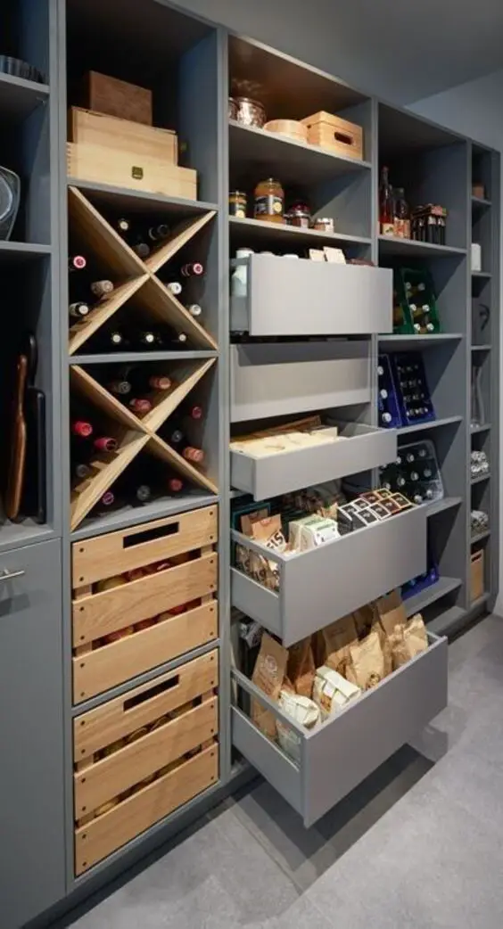 Chic Pantry Cabinet Designs for Trendy Home Organization