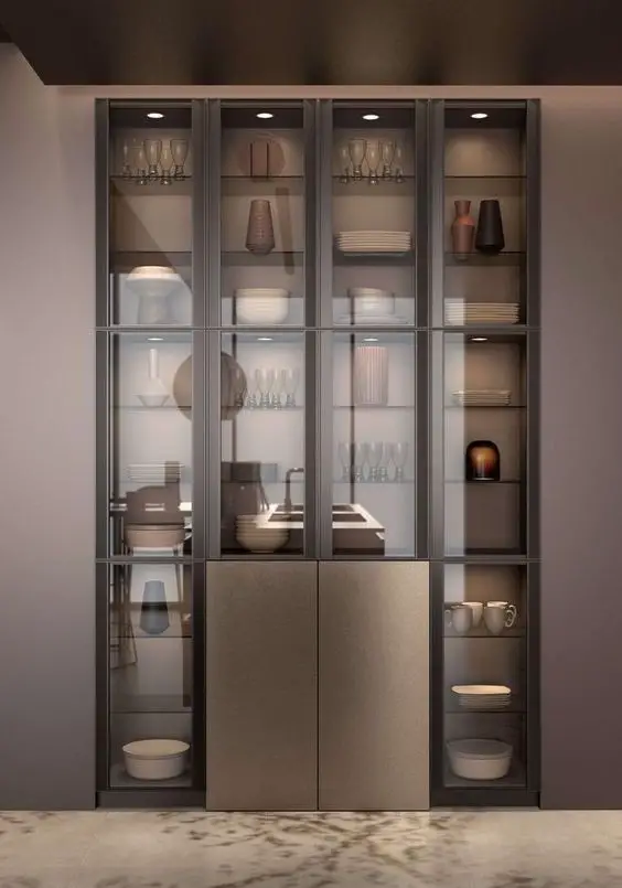 Embracing Elegance with Kitchen Display Cabinets
