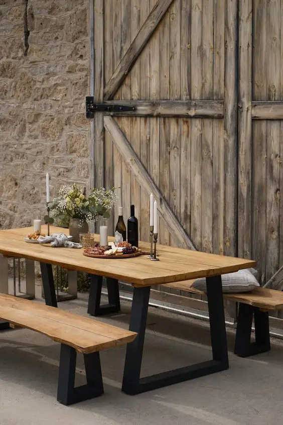 Stylish Wooden Outdoor Tables for Modern Gardens - Transform Your Space