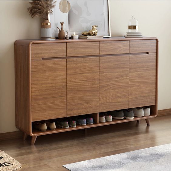 Stylish Wooden Cabinets for Elegant Living Room Storage Solutions