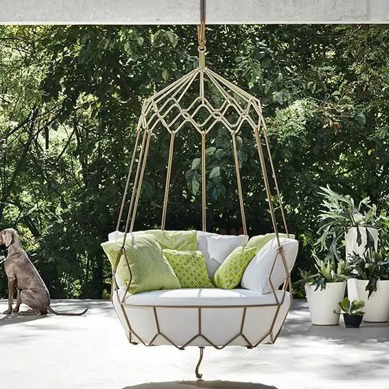 Outdoor Swing Sets: Transform Gardens into Stylish Sanctuaries