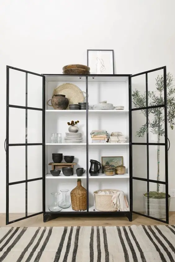 Chic Window Cabinet Designs for Stylish Home Decor