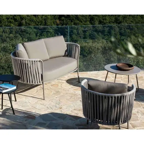 Explore Elegant Outdoor Metal Sofas: Perfect Blend of Style & Durability