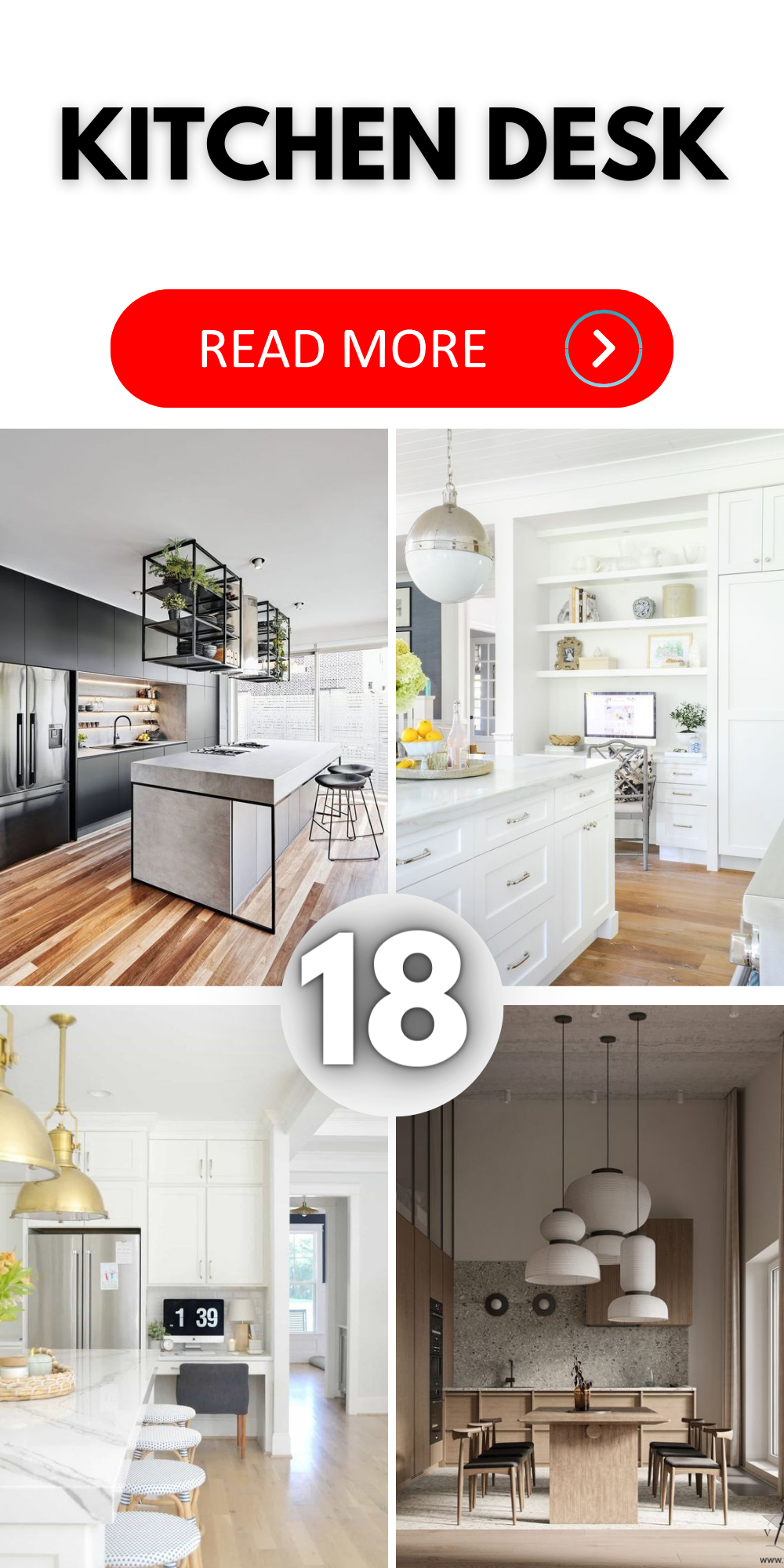 Transform Your Space with Stylish Kitchen Desk Design Ideas