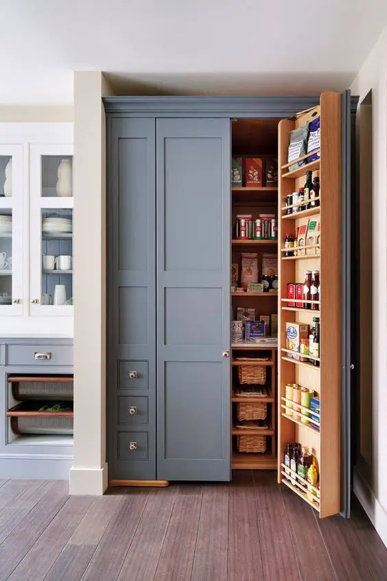 Chic Pantry Cabinet Designs for Trendy Home Organization