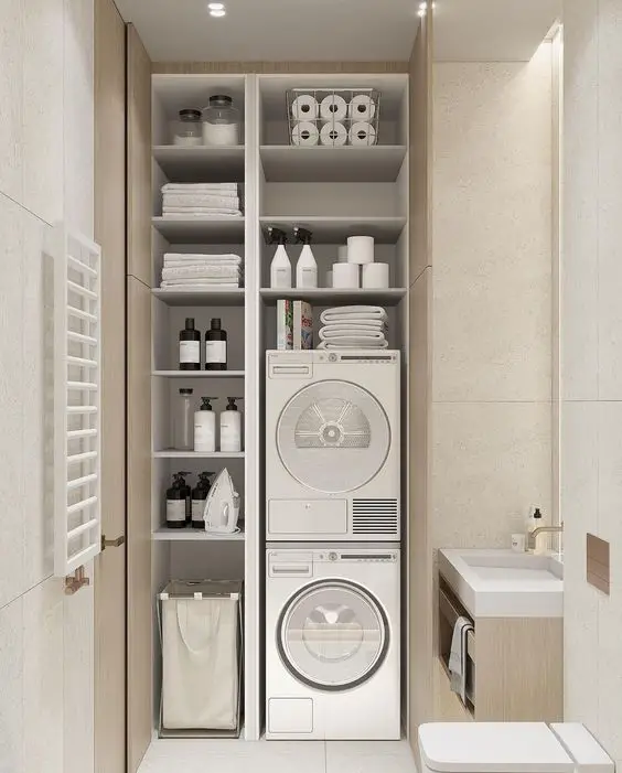 Elevate Your Home with Stylish Laundry Room Cabinet Ideas