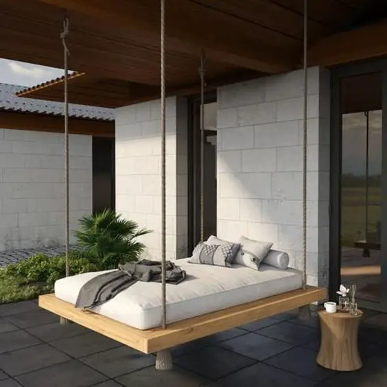 Outdoor Swing Beds: Elegance & Comfort for Garden and Porch Relaxation