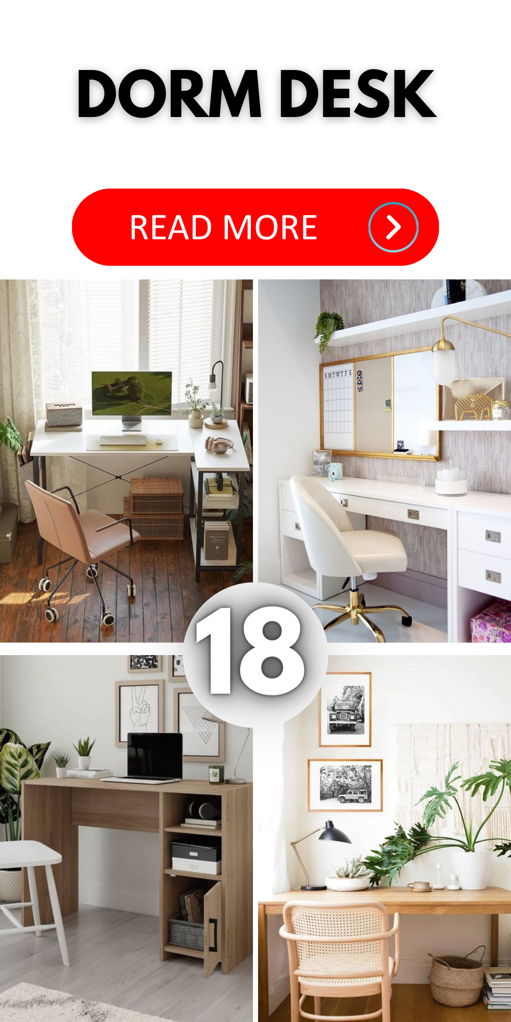 Dorm Desk Designs: Maximize Style & Space in College Rooms