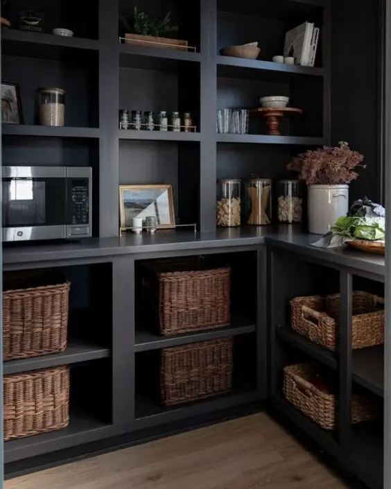 Chic Pantry Cabinet Designs for Trendy Home Organization