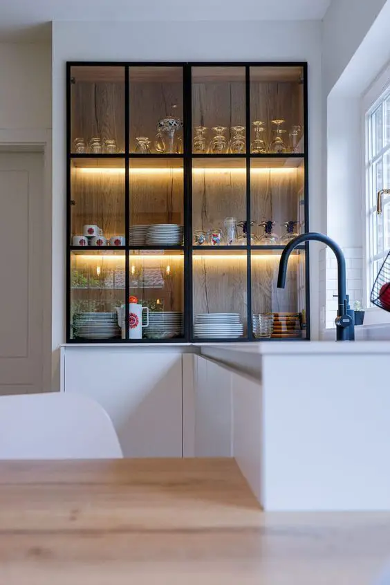 Embracing Elegance with Kitchen Display Cabinets