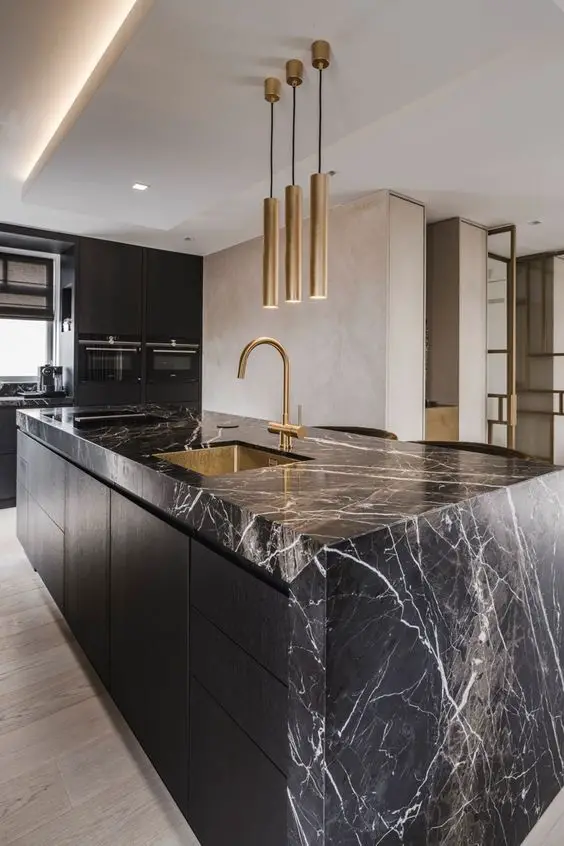 Luxurious Marble Kitchen Cabinets: Elegance & Style Redefined