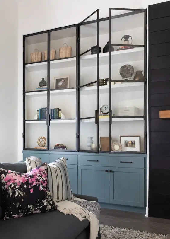 Chic Living Room Cabinets: Storage Meets Style