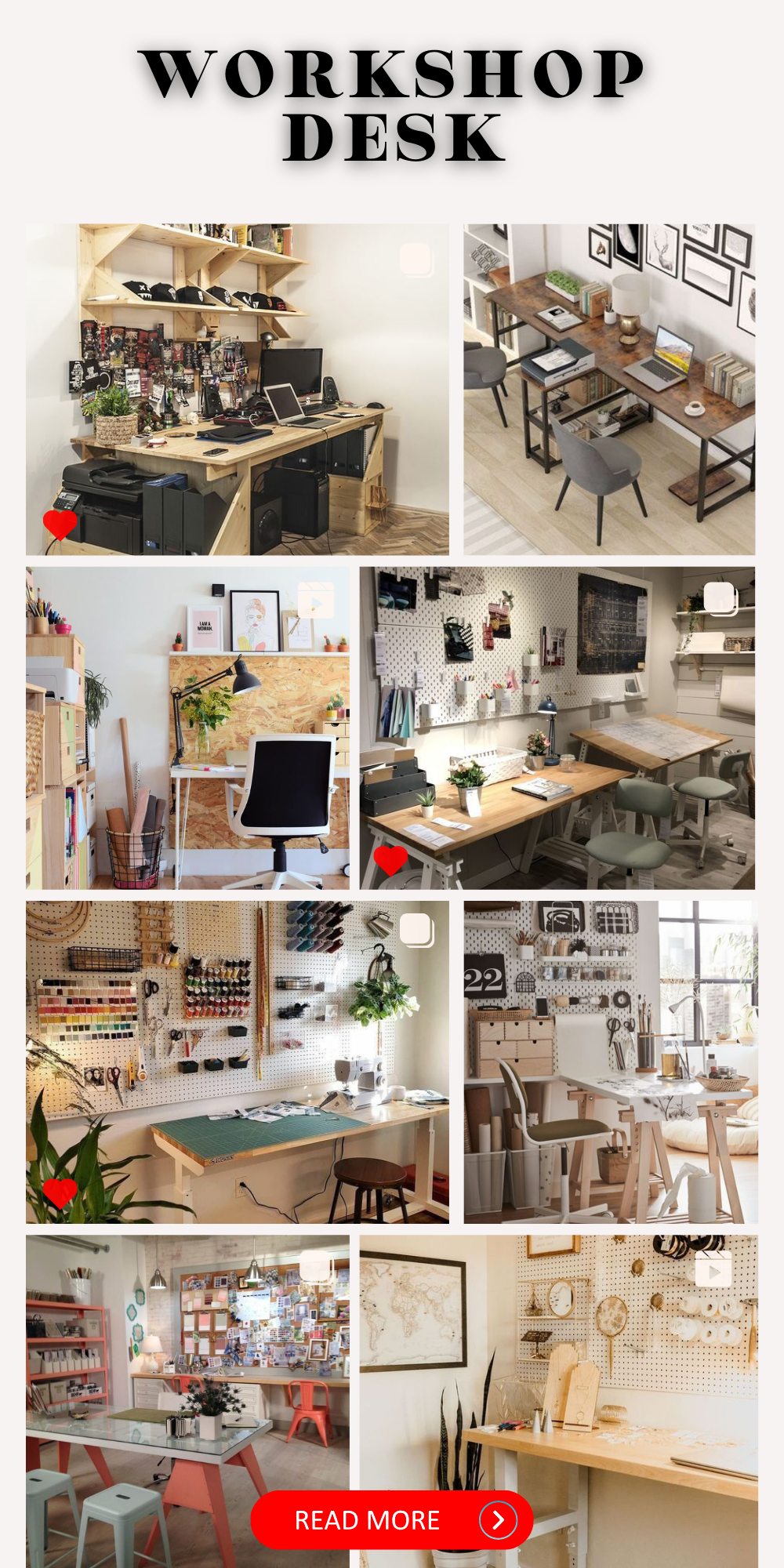 Inspiring Workshop Desk Designs for Creative & Organized Spaces