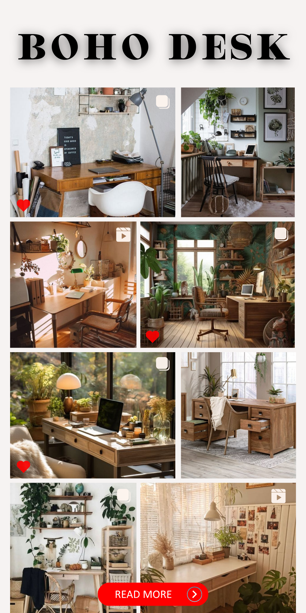 Chic Boho Desk Ideas for Creative & Stylish Home Workspaces