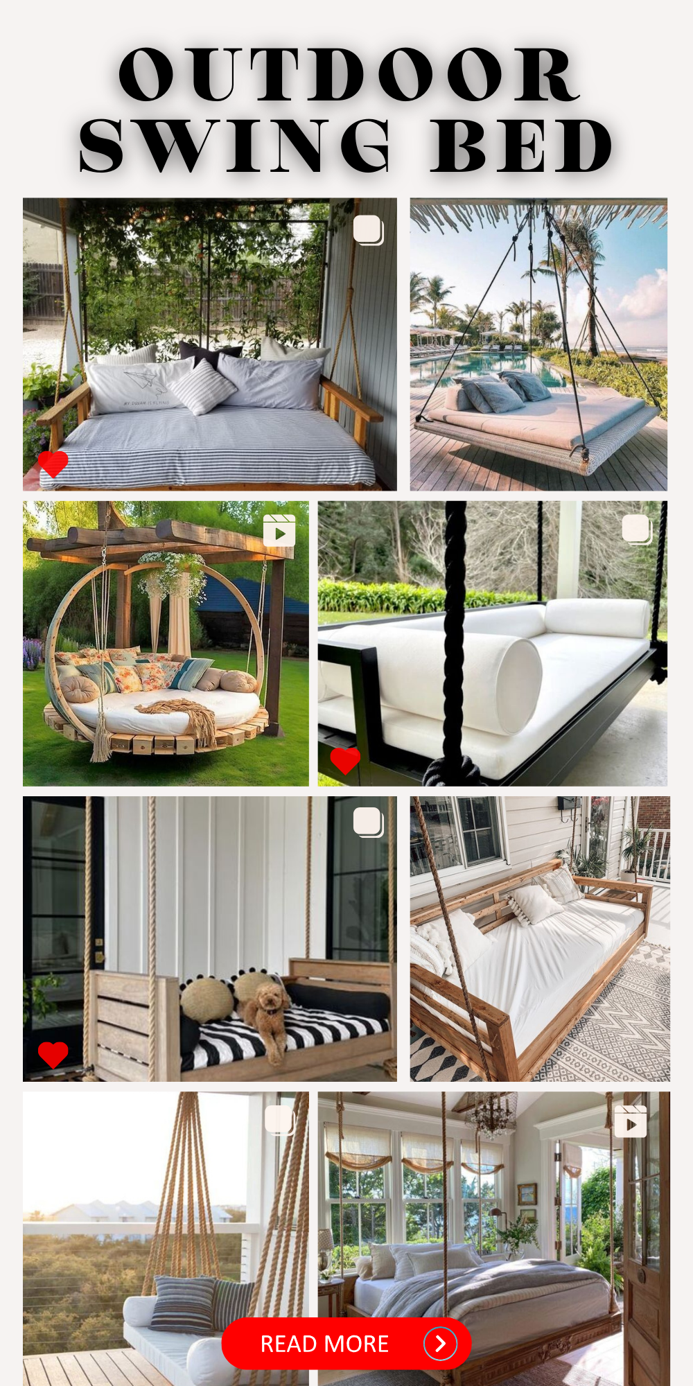 Outdoor Swing Beds: Elegance & Comfort for Garden and Porch Relaxation