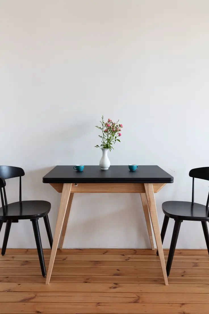 Chic Minimalist Kitchen Tables for Modern Small Spaces Decor