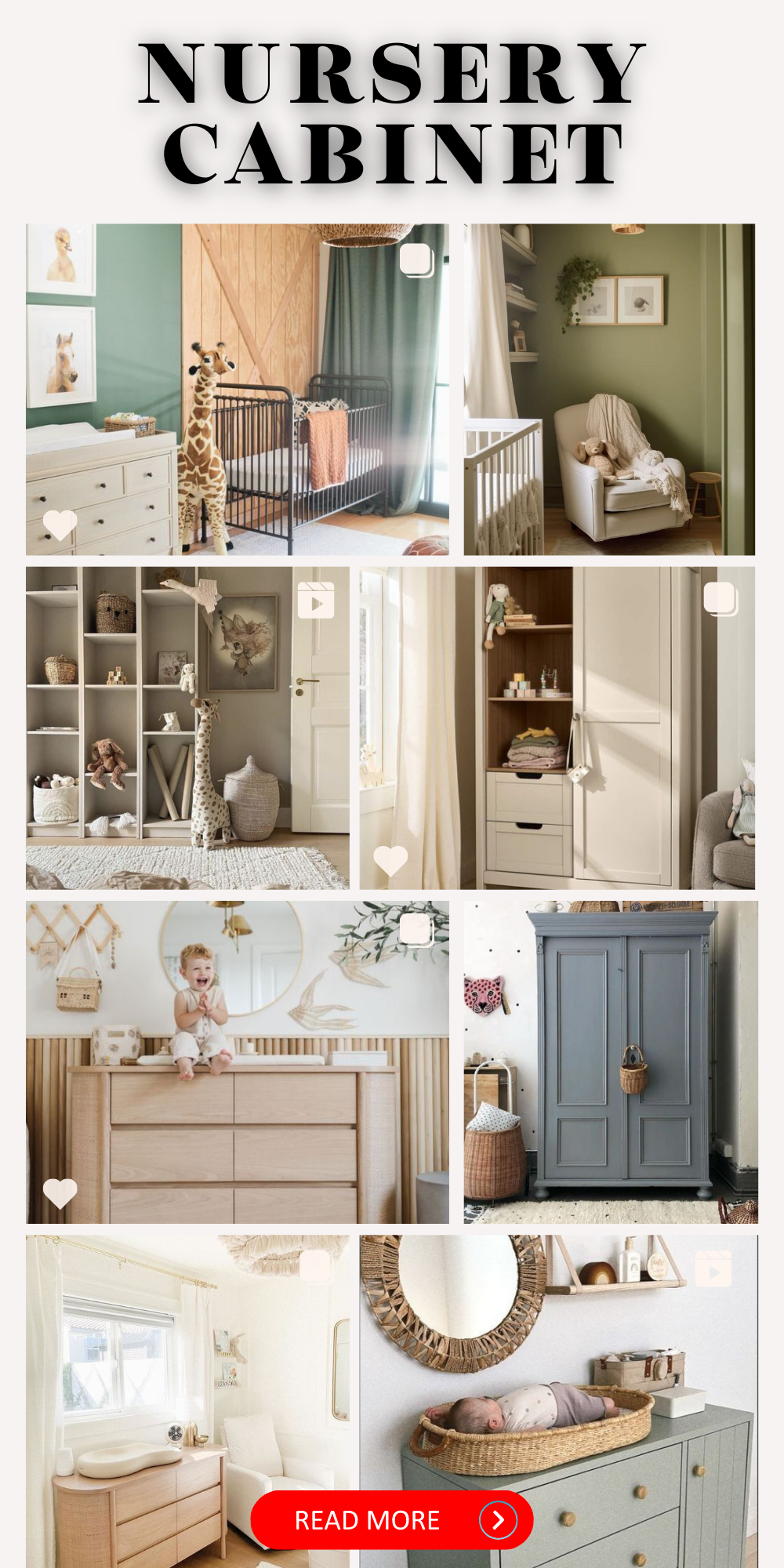 Chic Nursery Cabinet Ideas: Maximize Organization & Style