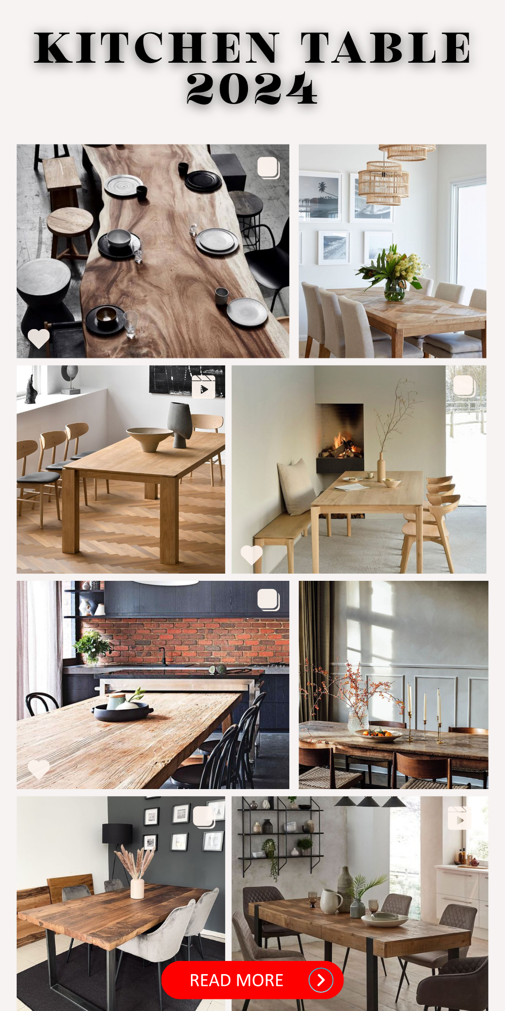 2024 Kitchen Table Trends: Chic Decor & Space-Saving Ideas