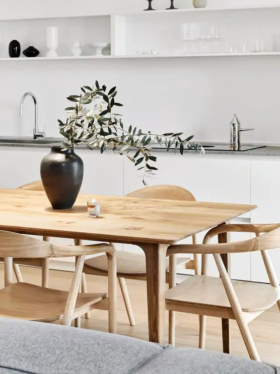 Chic Minimalist Kitchen Tables for Modern Small Spaces Decor