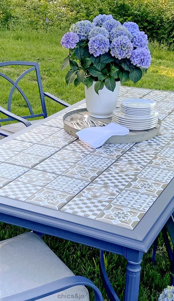 Transform Your Space with Stylish Tile Kitchen Table Makeovers